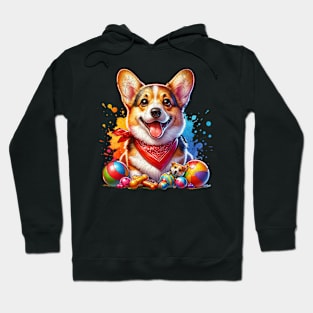 Corgi ready for the day Hoodie